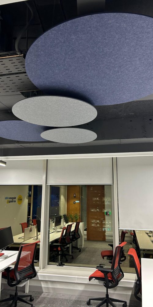 Nubes acusticas oficina Engie